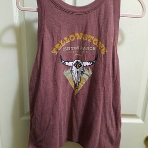 Wrangler Women's Muscle Tee - Yellowstone Dutton Ranch